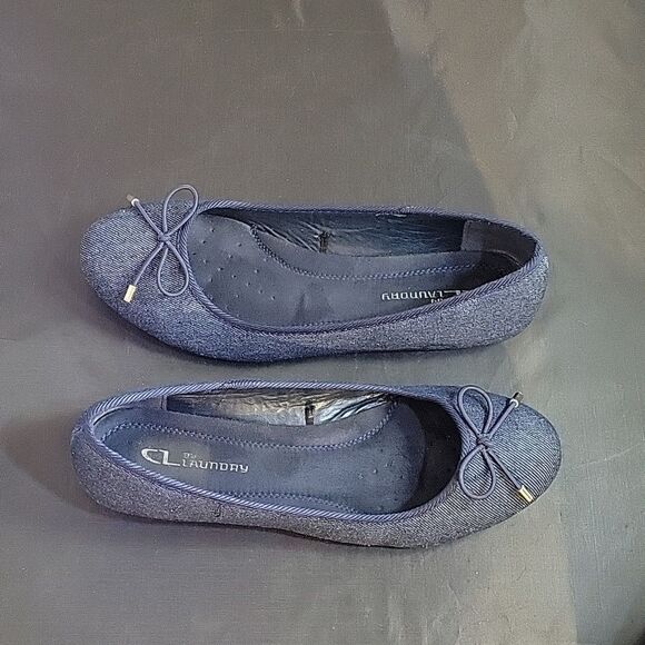 CL BY LAUNDRY BOWKNOT DENIM MATERIALS SLIP-ON WOMEN"S FLAT SHOE - Picture 11 of 16